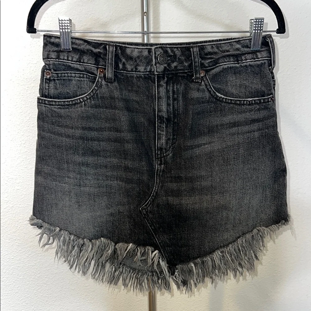We The Free Free People Round Hem Denim Skirt
